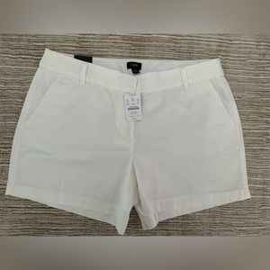 J. Crew 5” Chino Short in White (NWT)